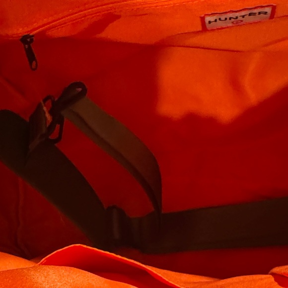 Hunter Green Duffel Bag with Red Accents - Picture 3 of 3